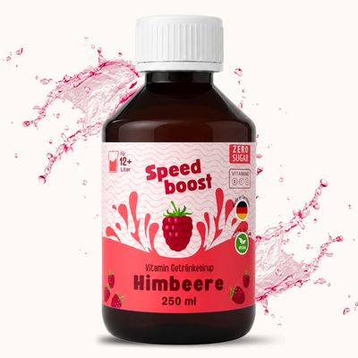 Speedboost Himbeere – Zuckerfreies Getränkekonzentrat