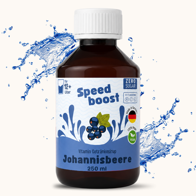 Speedboost Johannisbeere – Zuckerfreies Getränkekonzentrat