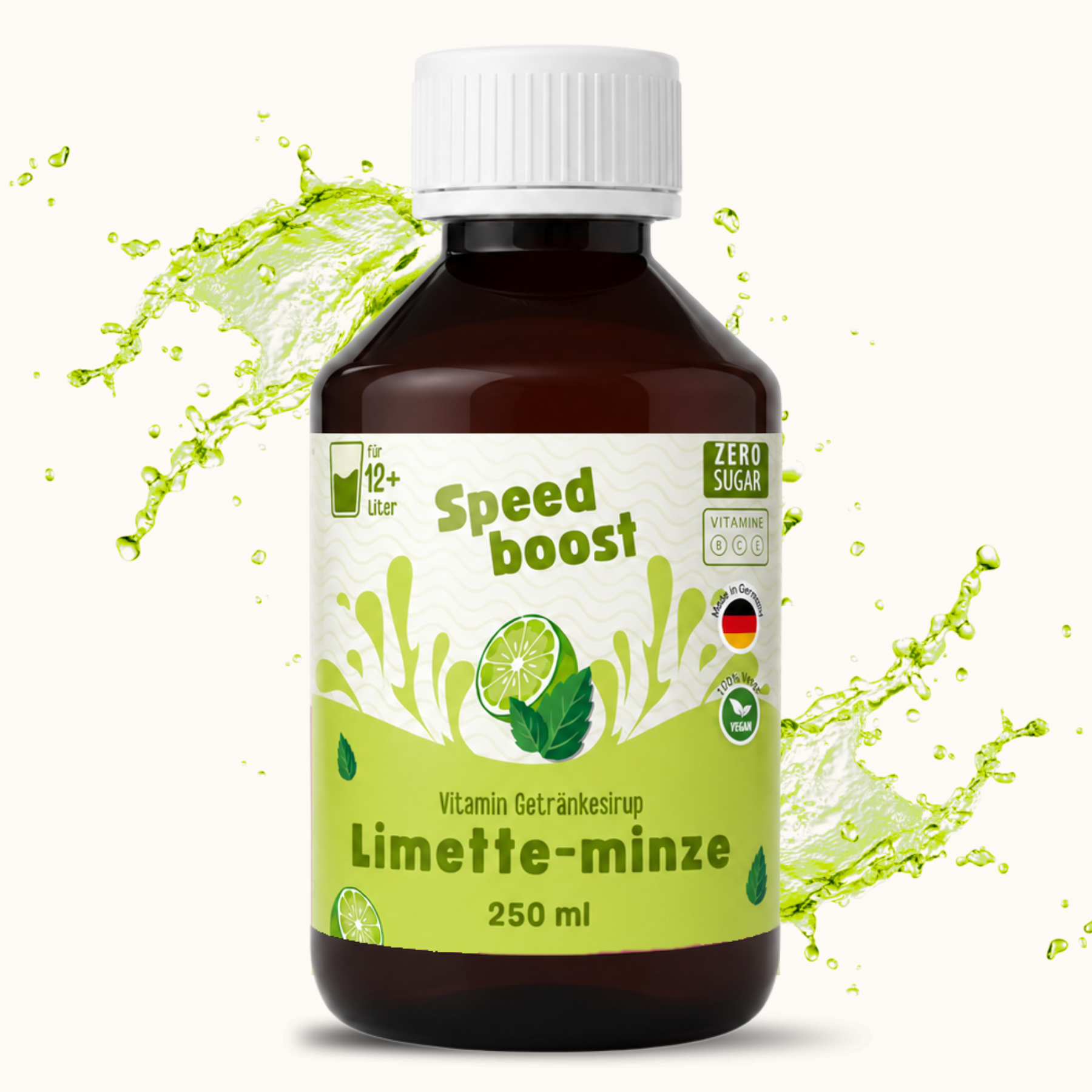 Speedboost Limette-Minze – Zuckerfreies Getränkekonzentrat