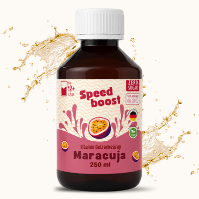 Speedboost Maracuja – Zuckerfreies Getränkekonzentrat