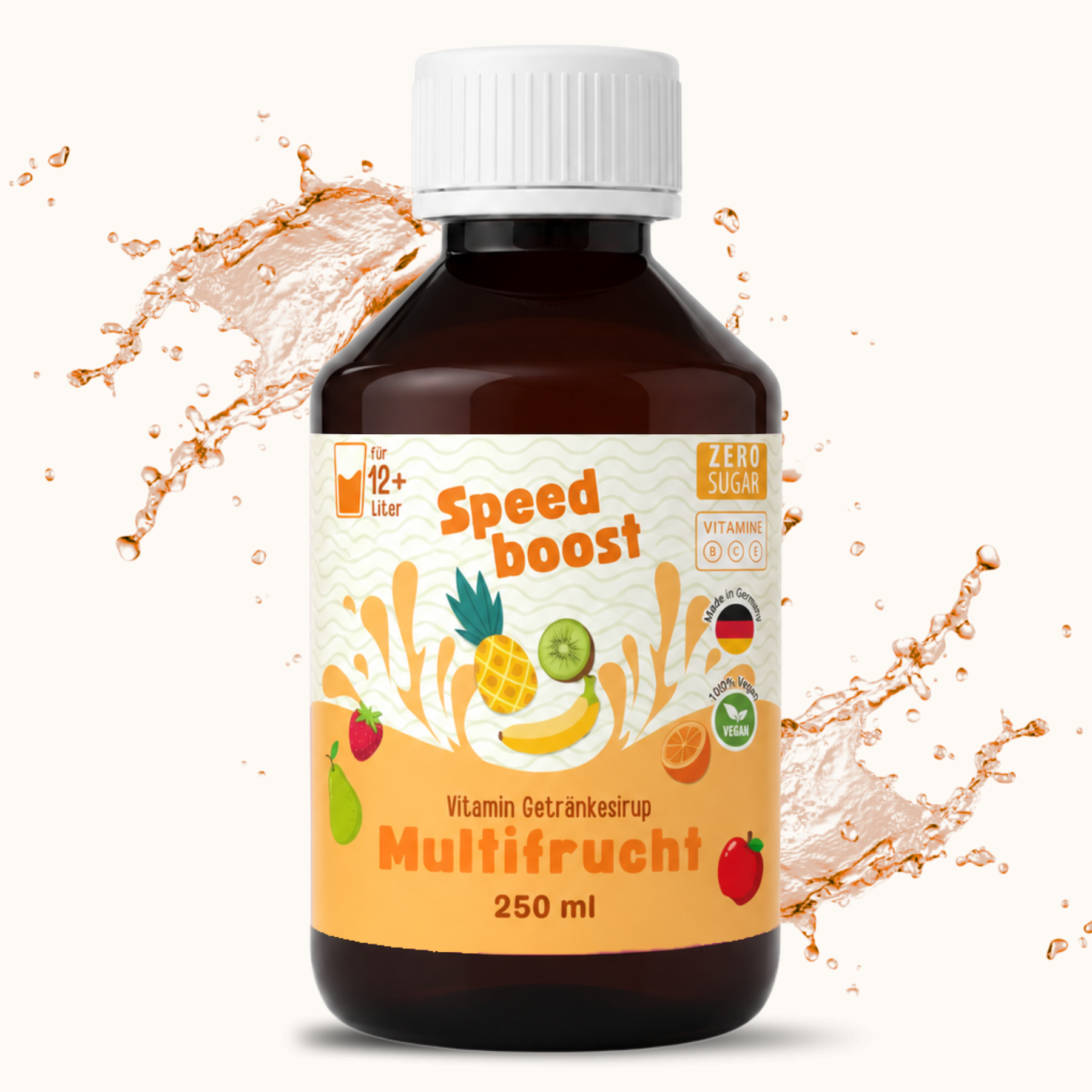 Speedboost Multifrucht - Zuckerfreies Getränkekonzentrat