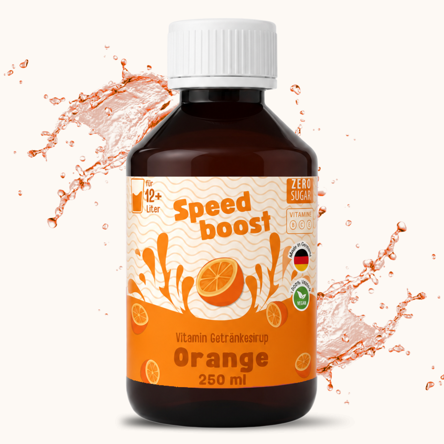 Speedboost Orange – Zuckerfreies Getränkekonzentrat