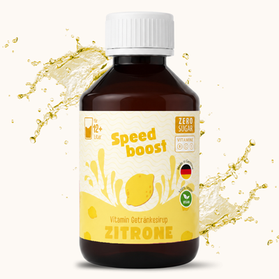 Speedboost Zitrone - Zuckerfreies Getränkekonzentrat